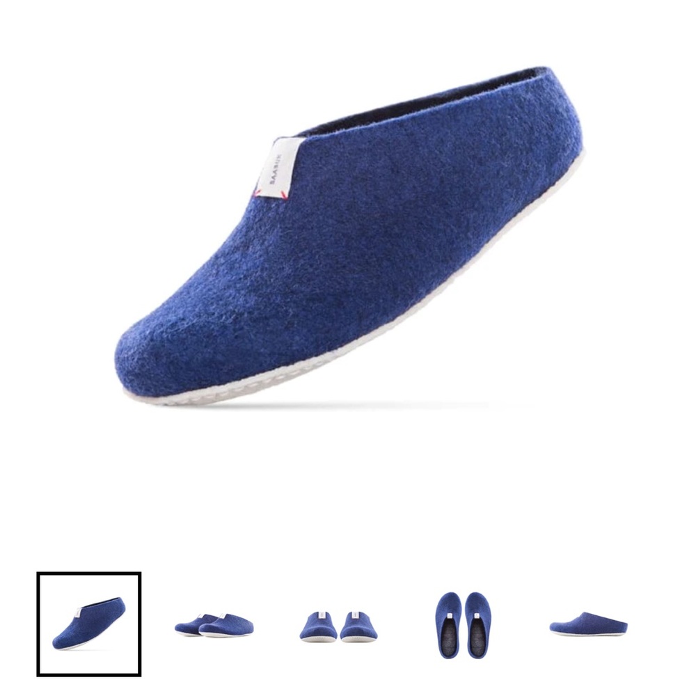 Baabuk Mel Wool Slippers
